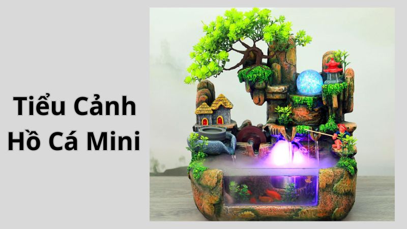 Thiết Kế Tiểu Cảnh Hồ Cá Mini Đẹp Và Đơn Giản Tại Nhà